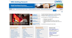 Desktop Screenshot of buildingsfieldtest.nrel.gov