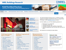 Tablet Screenshot of buildingsfieldtest.nrel.gov