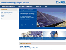 Tablet Screenshot of financere.nrel.gov