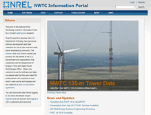 Tablet Screenshot of nwtc.nrel.gov